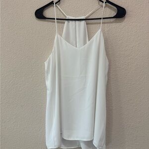 Elegant White Sleeveless Top